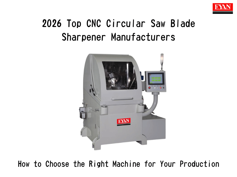 Principales fabricantes de afiladoras de hojas de sierra circular CNC de 2026: Cómo elegir la máquina adecuada para su producción.